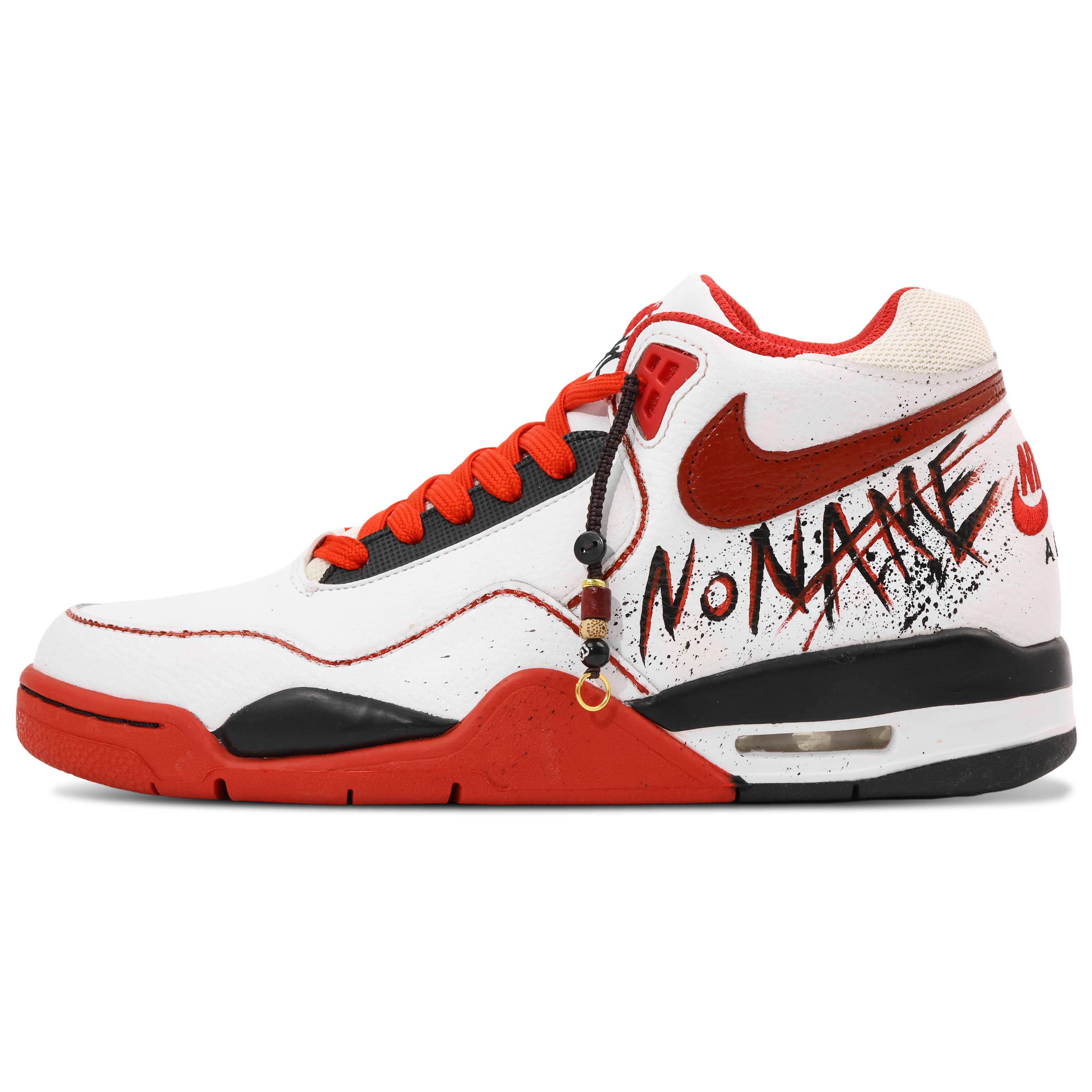 

Nike Flight Legacy Synthetic Leather Comfortable Mid top Vintage Basketball Shoes Unisex Red BQ4212-100(Team731-) 40