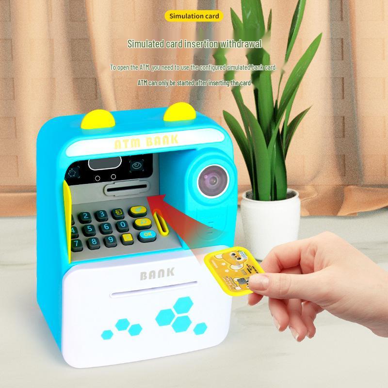 Kids' ATM Piggy Bank with Face Recognition and Automatic Coin Deposit