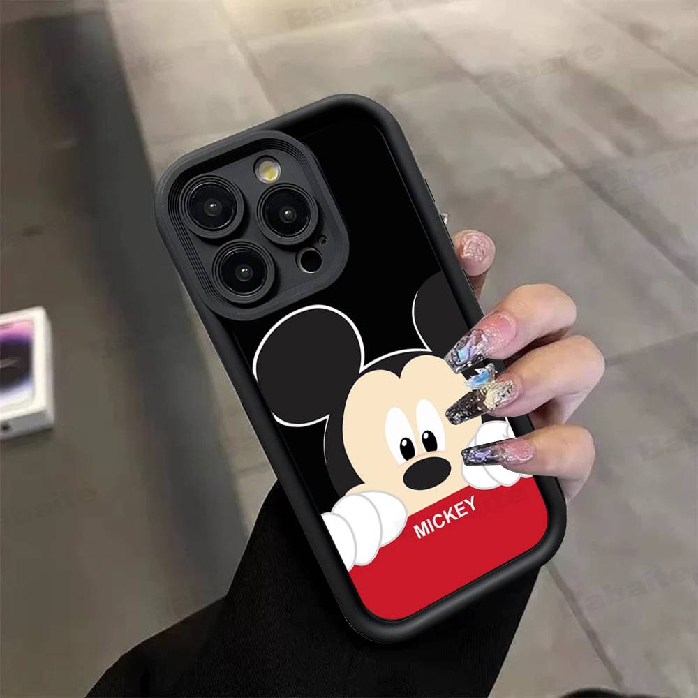M-Minnie M-Mickey For iPhone 17 16 15 14 13 12 11 Pro Max Plus Phone Case Covers