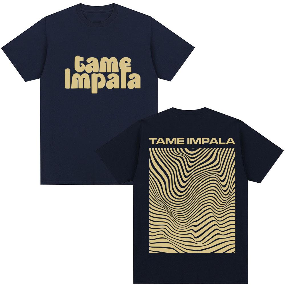 

Rock Band Tame Impala Album Print T Shirt Men Women Hip Hop Harajuku Vintage Tshirt Oversized Gothic Cotton T Shirts Streetwear 3XL