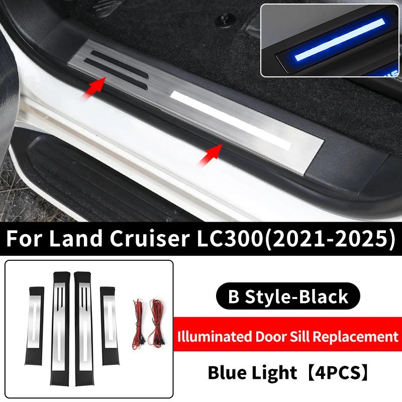 For 2021-2025 Toyota Land Cruiser 300 LED Door Sill Panel Replacement Part Lc300 Interior Modification Accessories Welcome Pedal