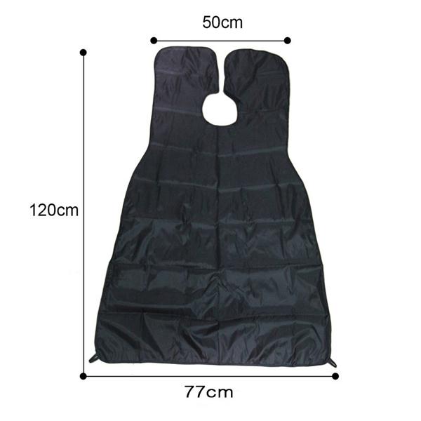 Male Beard Apron Man Bathroom Black White Beard Care Trimmer Hair Shave Apron Father's Gift