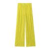 Fashion Style 2024 Summer New Women's Clothing Slim Looking Easiest for Match Wrinkle Effect High Waist Wide Leg Pants 8095759