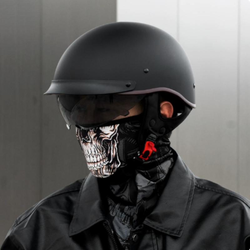 Mezzo Casco Slim Fit di Alta Qualità per Giovani Misure Disponibili Grafiche Cool Protezione Certificata DOT Misure per Teste Grandi