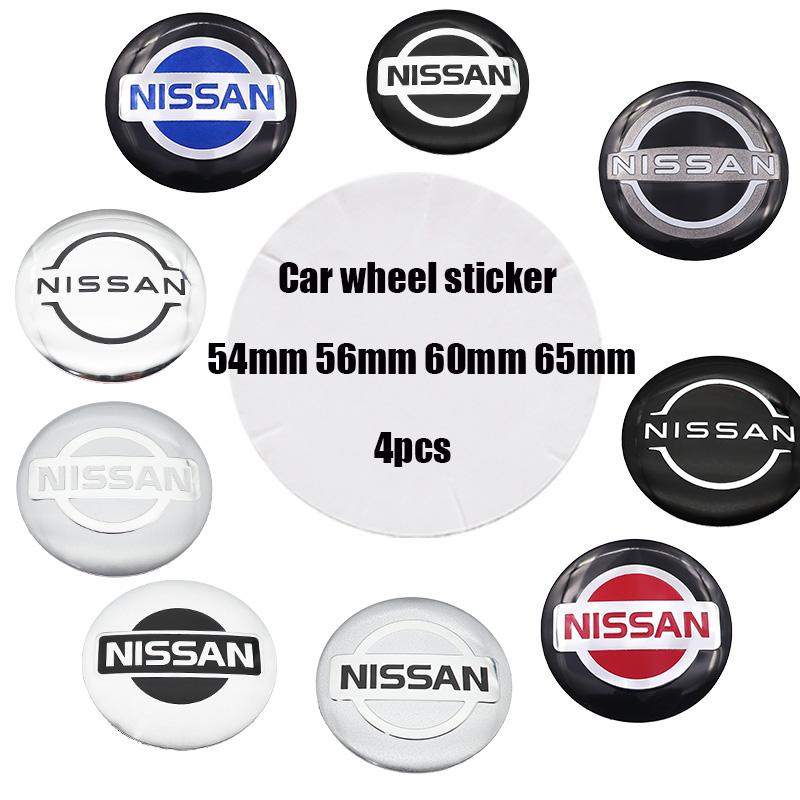 Nissan 54mm 56mm 60mm 65mm Car Wheel Emblem Wheel Center Hub Cap Auto Rim Refit Dust-proof Badge Covers Sticker Accessories