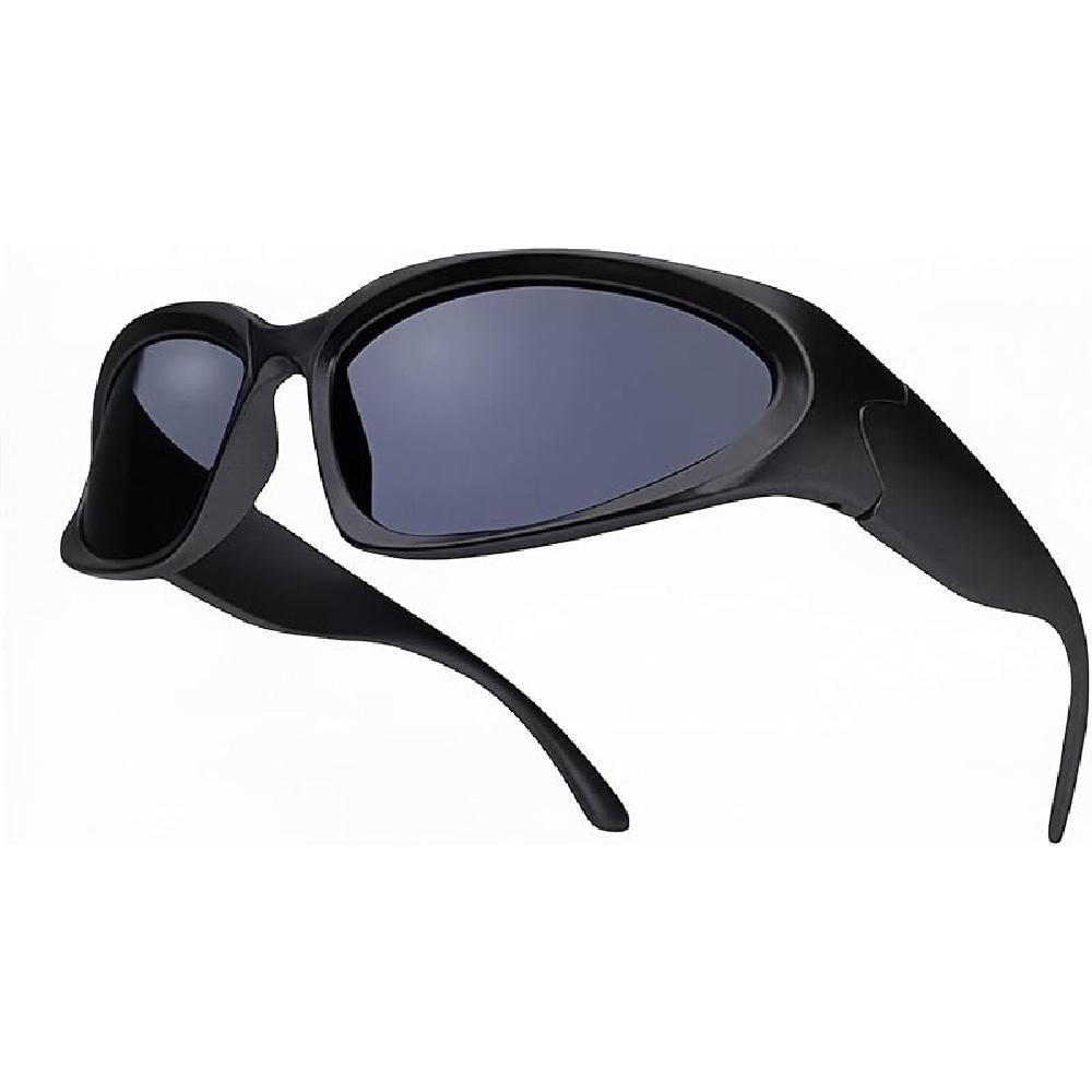 LASPOR Wrap Around Sport Sunglasses for Women Men Sport Shades Glasses Y2K Sunglasses