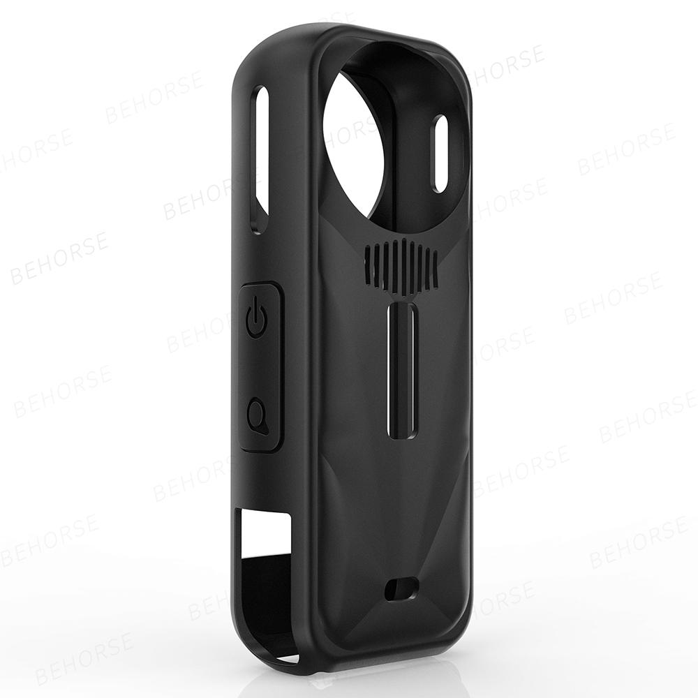 Action Camera Silicone Case For Insta360 X5 Anti-scratch Protective Lens Cover Sleeve Protector For Insta360 X5 Accessories