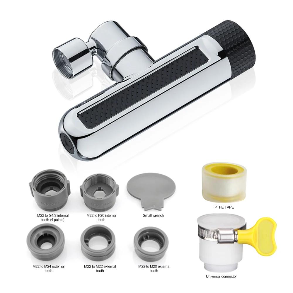 

6 режимов кухонного крана Водопад струя распылитель головка диффузор водосберегающая насадка смесители соединитель крана аксессуары Bubbler белый