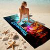 1Pc Minecraft Legends Adventure Beach Towel, Quick Dry, Multi-Use for Beach Pool Gym Yoga Home Travel, Christmas, Halloween, Xmas Gift M928842