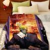 Movie T-The M-Mask Throw Flannel Throw Blanket, Lightweight Cozy, Durable Washable Cute Cool