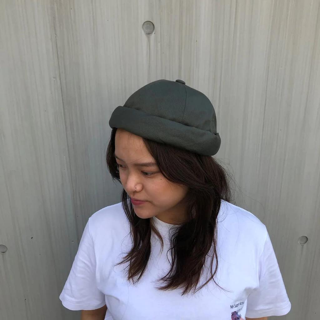 Basic Enchi CLEANSE Fisherman Brimless Slightly and Black Cap, Cap, Antiviral, Antibacterial, Dry, Deodorizing, Men's Women's,