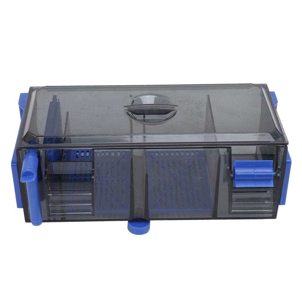 Multi Layer Aquarium Filter Dual Sided Suspension Fish Tank Filter with Filter Media Low Noise