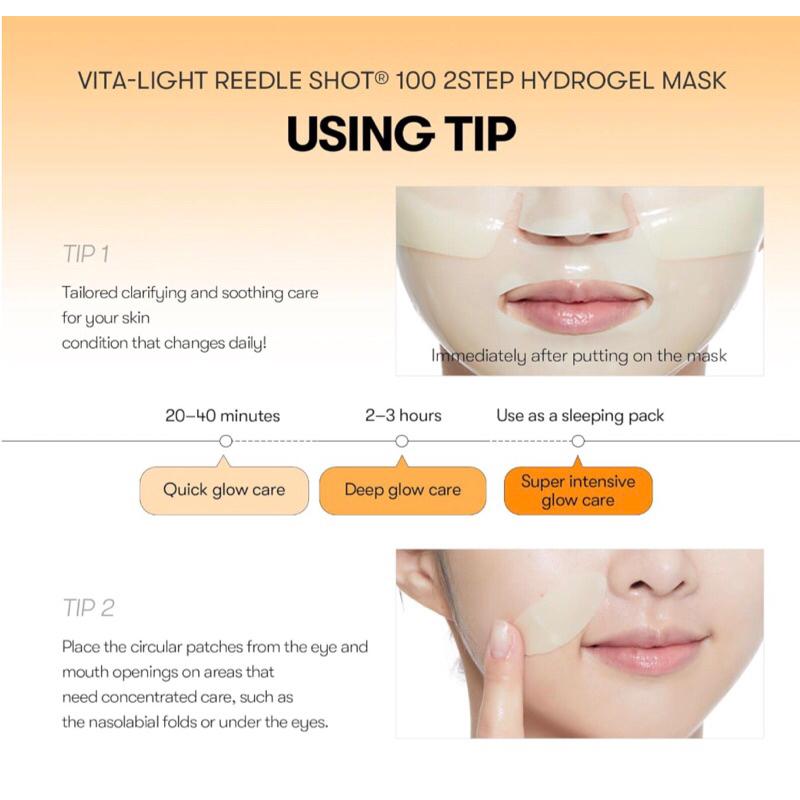 VT Vita-Light Reedle Shot 100 2-Stufen-Hydrogel-Maske 34,5 g