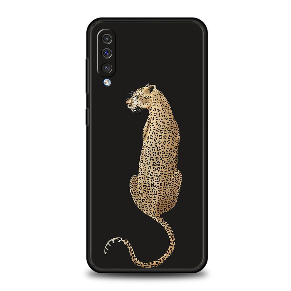 Fashion Tiger Leopard Print Case For Samsung A56 A36 A26 A24 A16 A14 A12 A32 A50 A70 A22 A40 A34 A54 A42 A52 A04s A06 5G Cover