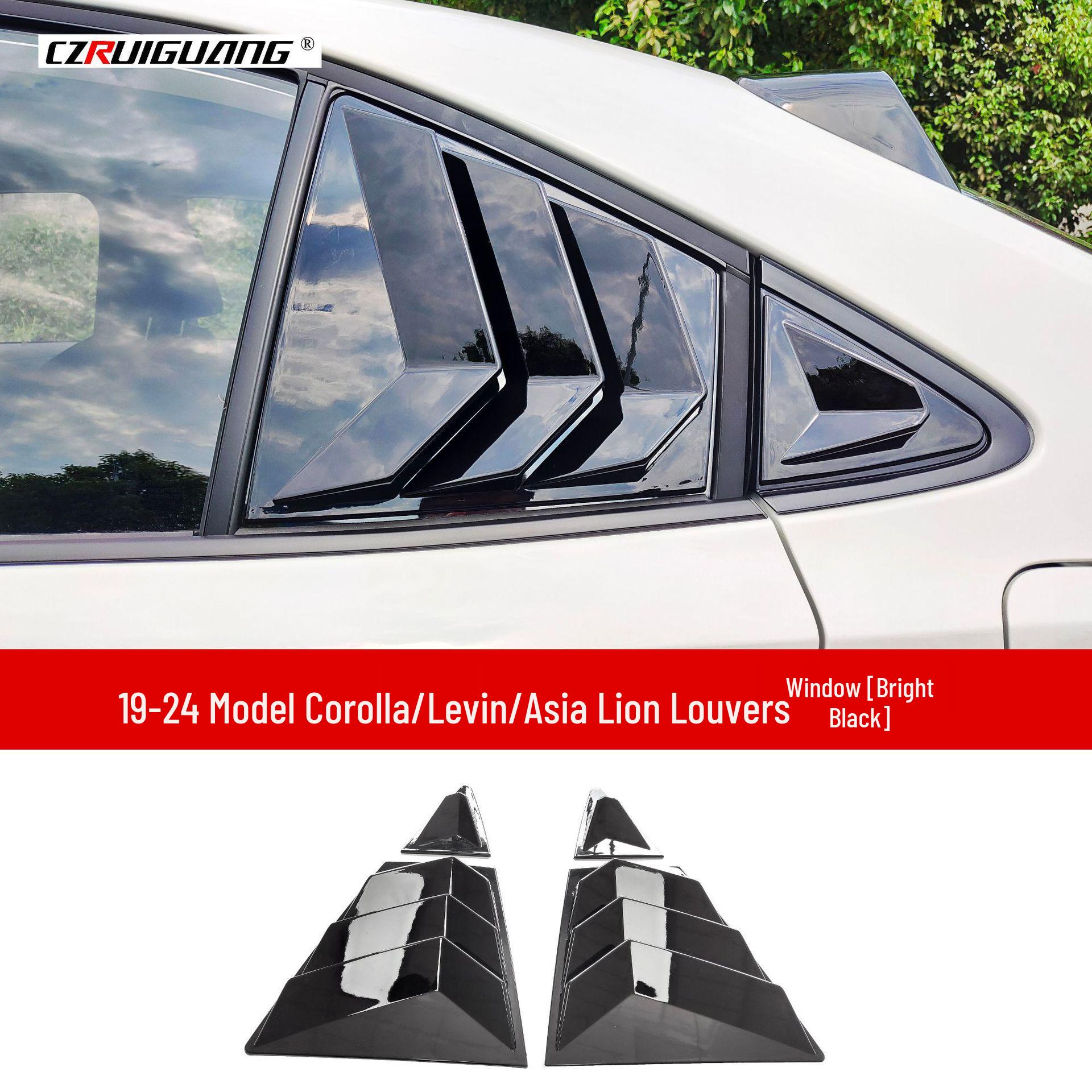 

Toyota Levin 2021 XSE США Передній сплітер, Задній спойлер, Бічні спідниці Комплект кузовних деталей