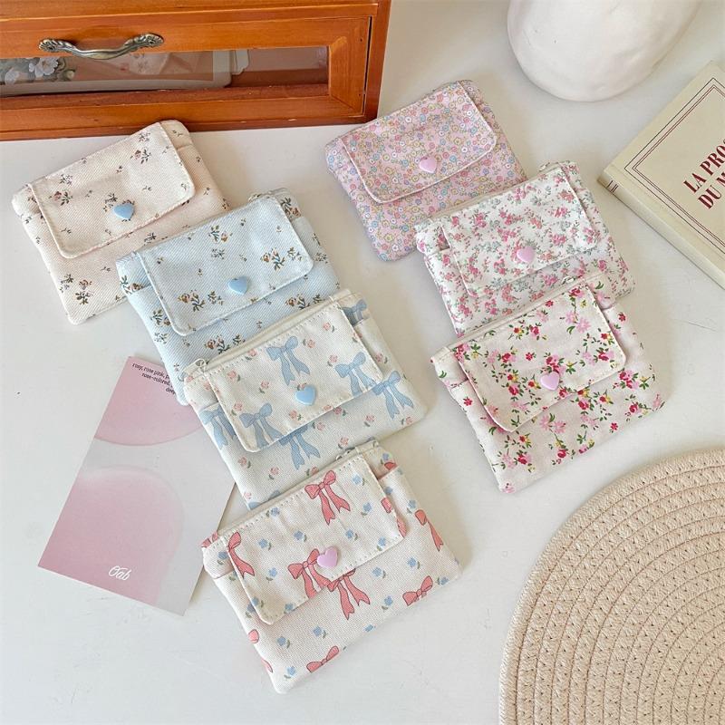 Card Bag Versatile Large-capacity Change Bag Miscellaneous Bag ID Card Bank Card Storage Double Layer