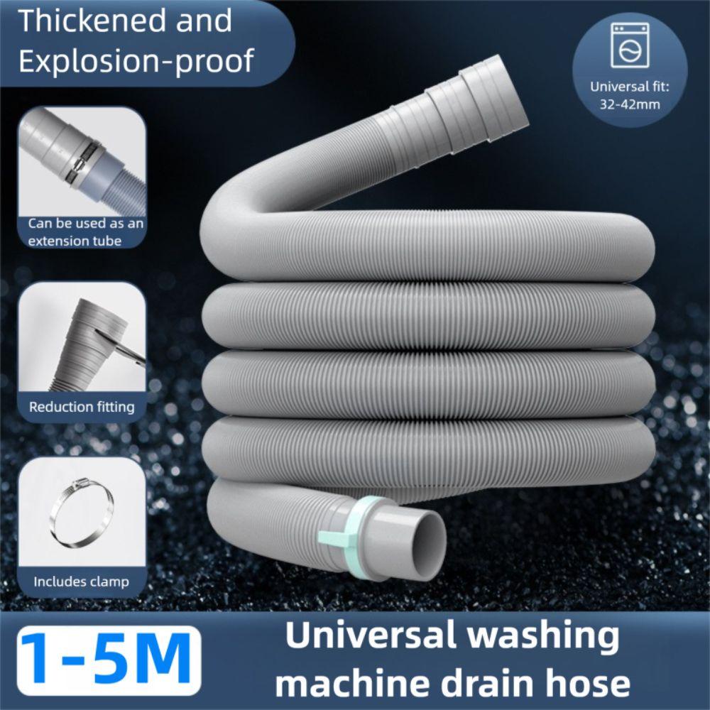 EVA Dishwasher Drain Hose Flexible Washer Discharge Tube High Quality Faucet Accessories  Kitchen