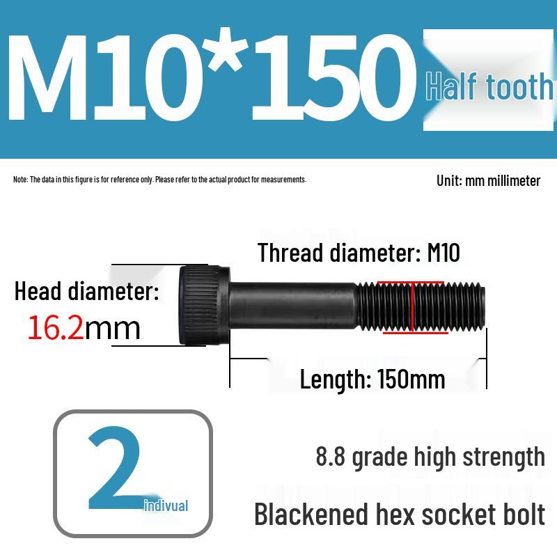 8.8 High-Strength Socket Head Cap Screw Bolt (M4-M20)