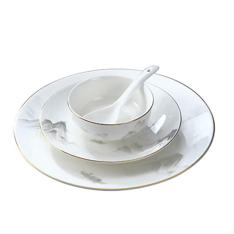 Luxury Bone China Tableware Dining Set