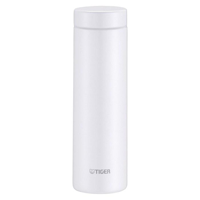 TIGER Magic Bottle Water Bottle 500ml Screw-Top Stainless Steel Vacuum Insulated Bottle Frost White MMZ-K501WF 500ml
