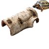 Creative Lifelike Hollow Lizard Hideout Caves Trunk Habitats Tortoise Hideout Small Reptile Caves