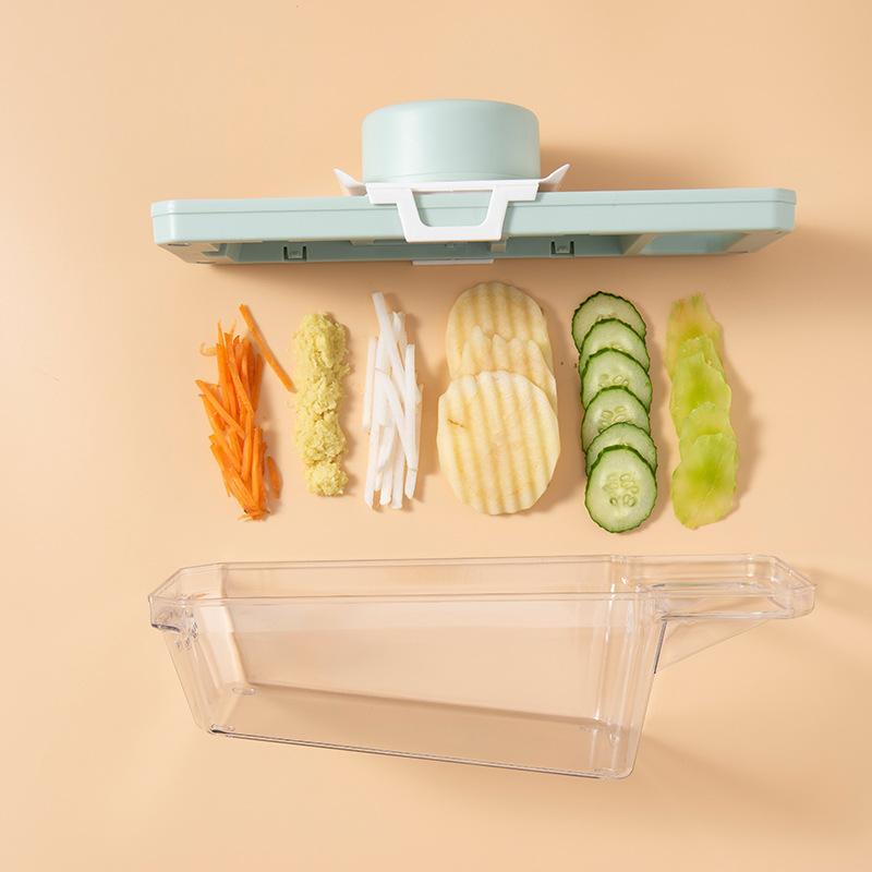 Potato Shredder Slicer Multifunctional Vegetable Cutter Mandoline Slicer Chopper Kitchen Cooking Coarse Shredded Radish Inserter