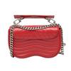 LOUIS VUITTON Chain tote New Wave Shoulder Bag leather Red Women M51930 Used