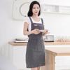 Women's Summer Kitchen Cotton Apron - Breathable, Stylish, Thin Strap & Waist Design