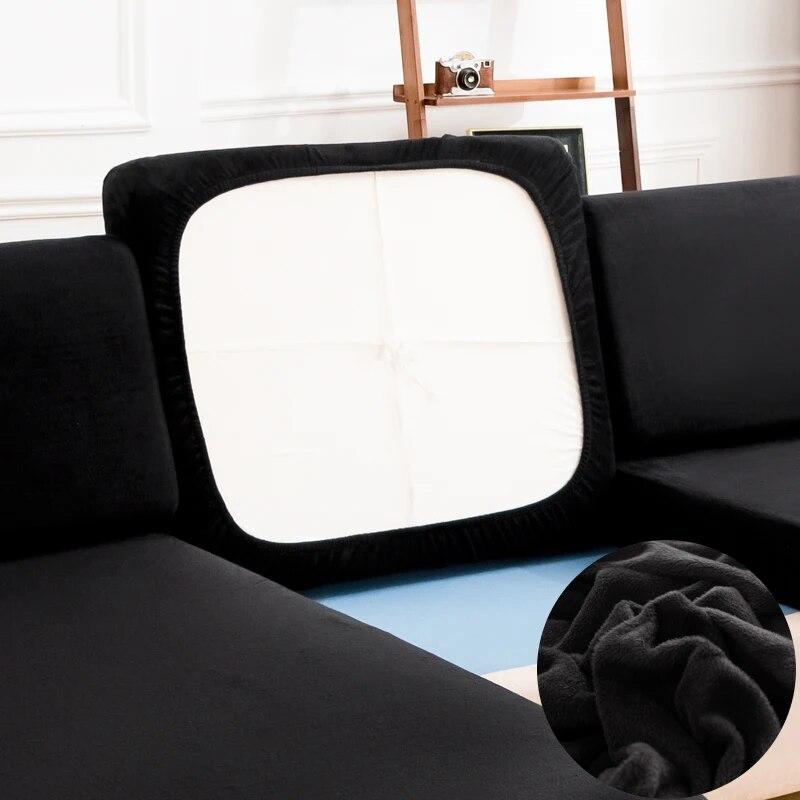 Plüsch Sofakissenbezug Für Wohnzimmer Sofabezüge Überwurf Für Chaiselongue Sofa Schutzbezug