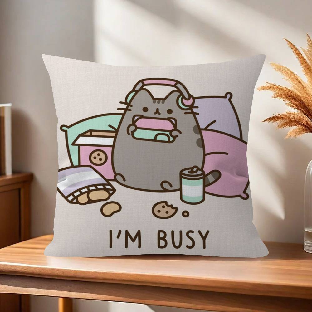 Pillow Gifts Home Office Furnishings Bedroom Sofa Car Cushion Cover case xcm Cute PpusheenS CUTE