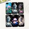 Lord Buddha Lotus Flower Light Phone Case for Samsung Galaxy S24 S25 S23 FE Ultra Plus S7 Edge S25+ S23+ A56 5G Protective Cover