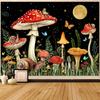 Tree Of Life Tapestry Wall Hanging Moon Phase Snake Tapestries Trippy Bohemia Hippie Mushroom Moth Floral For Living Room Bedroo