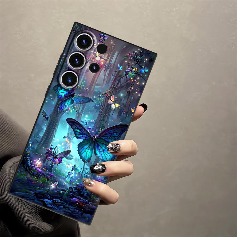 Dream Butterfly Case for Samsung Galaxy S26 Ultra S20 Ultra Note 20 8 9 10 S23 S24 S10 S9 S25 Plus S21 FE Funda Phone Cover