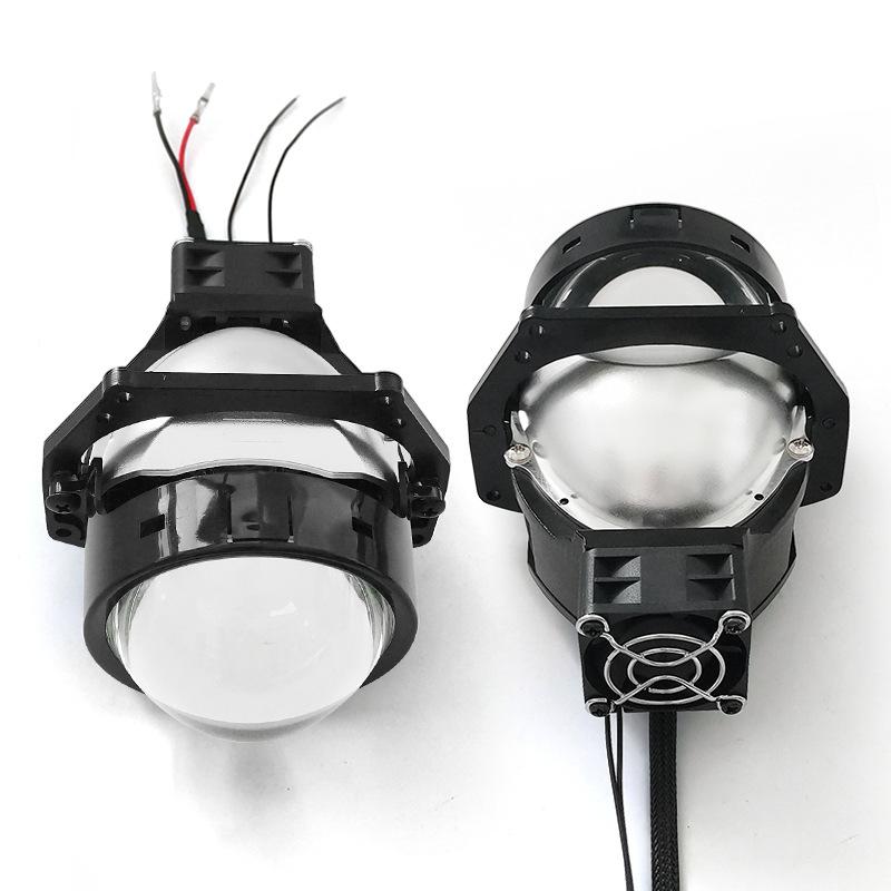 Universal Car LED Bifocal Lens 3-inch High-definition Spotlight Ultra-bright Laser Light Far and Near Integrated Modified Car Lights