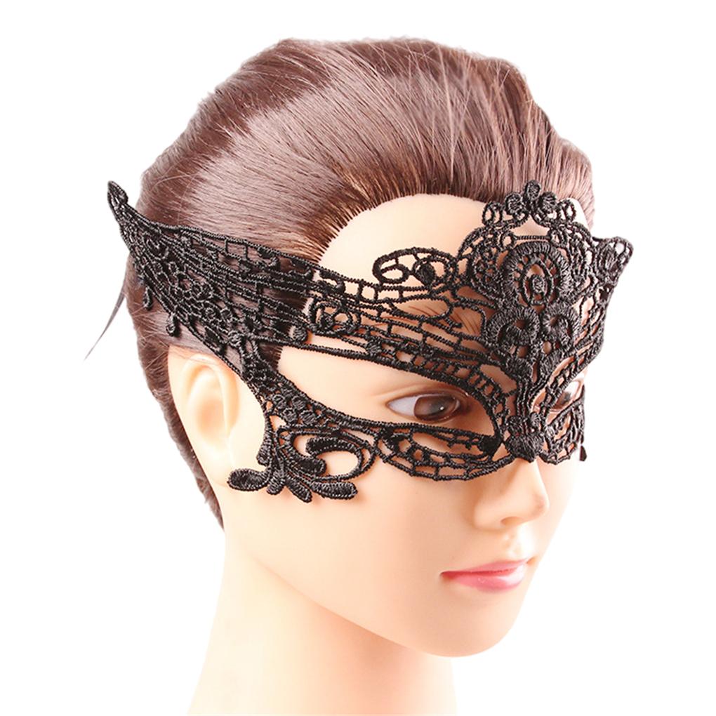 Vampire Choker Covers Exquisite Retro Fashion Lightweight Design Gemstone Hollowed Facepiece out for Cosplay for Party