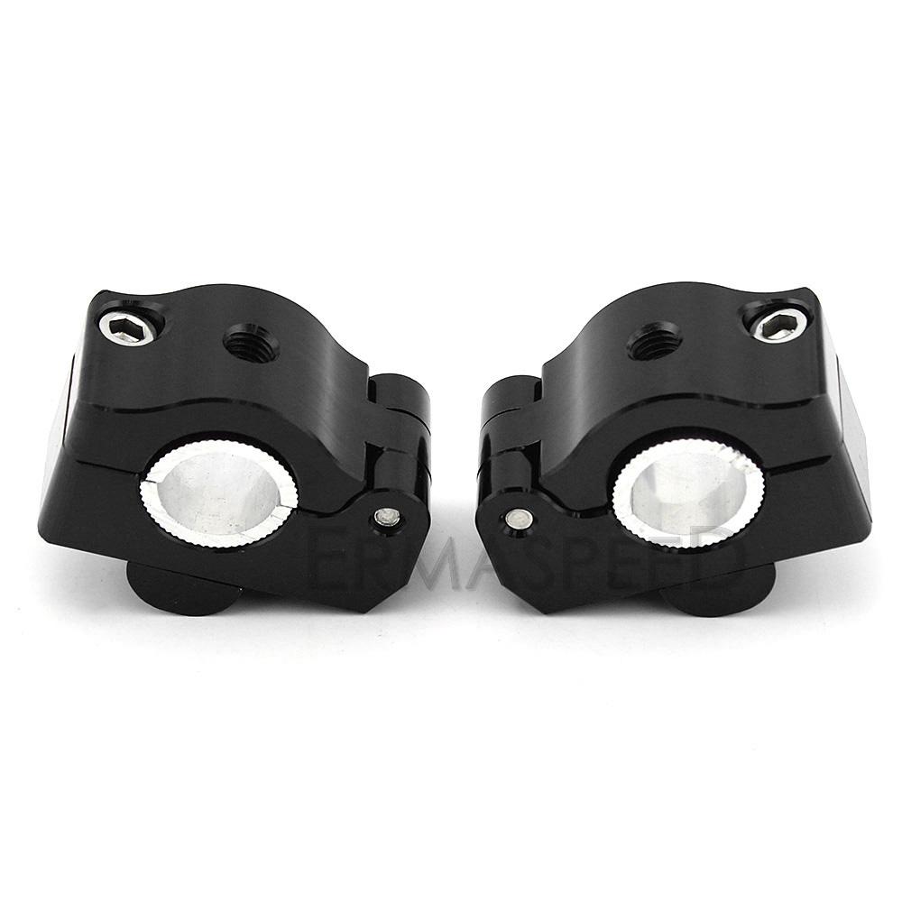 CNC Aluminum Motorcycle Handlebar Risers Universal 22mm 28mm Handle Bars Heightening Riser Mount Clamp For Dirt Bike MT09
