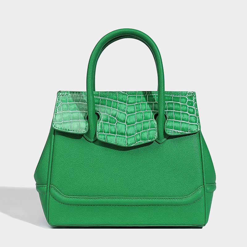 Crocodile Pattern Handbag Trendy New Women's Bag Fashionable Versatile Single Shoulder Oblique Span Bag
