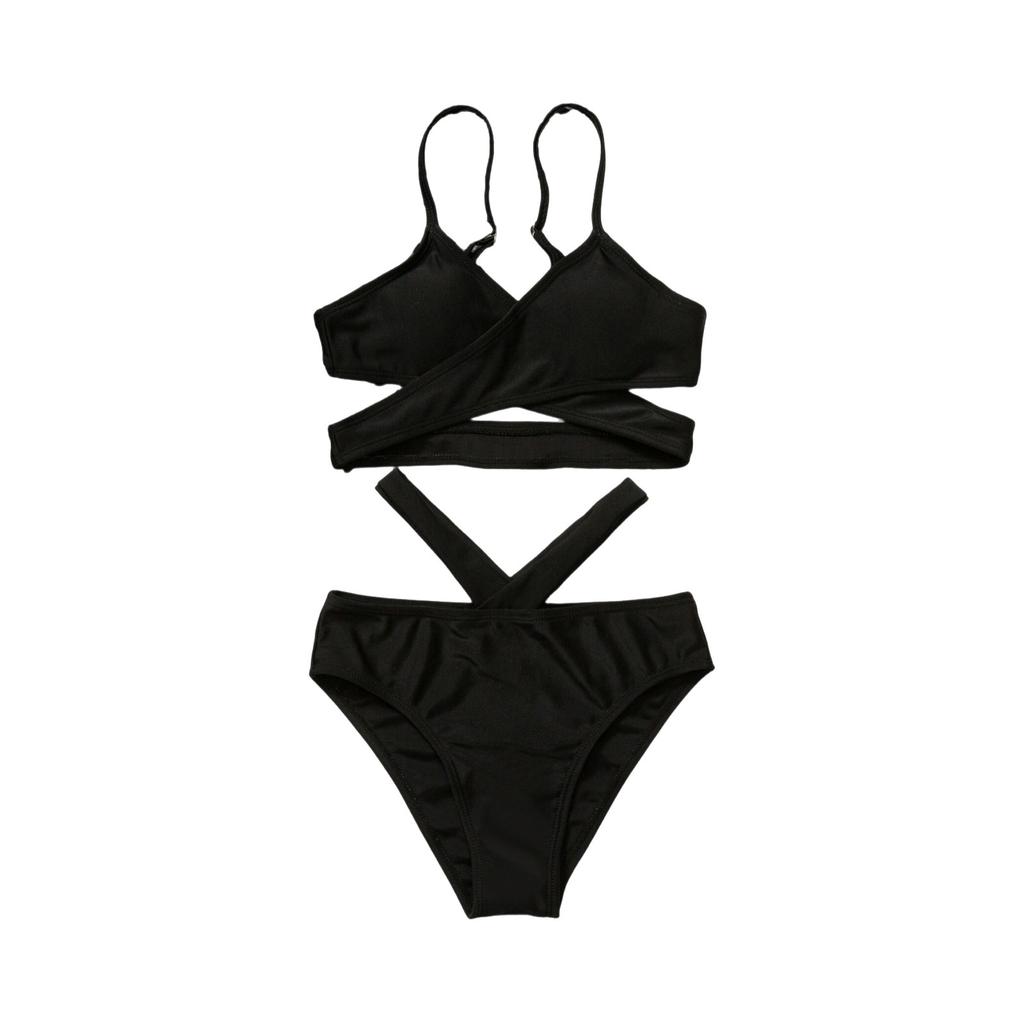 Girls' Bikini Swimsuit Set - Teen Two Piece Swimwear For Big Kids