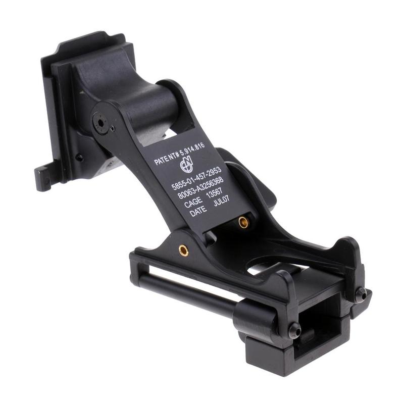 Easy Install Metal Goggles Holder Flip Up Down Adjustable Mount for PSV-14 Night Game Outdoor Sports