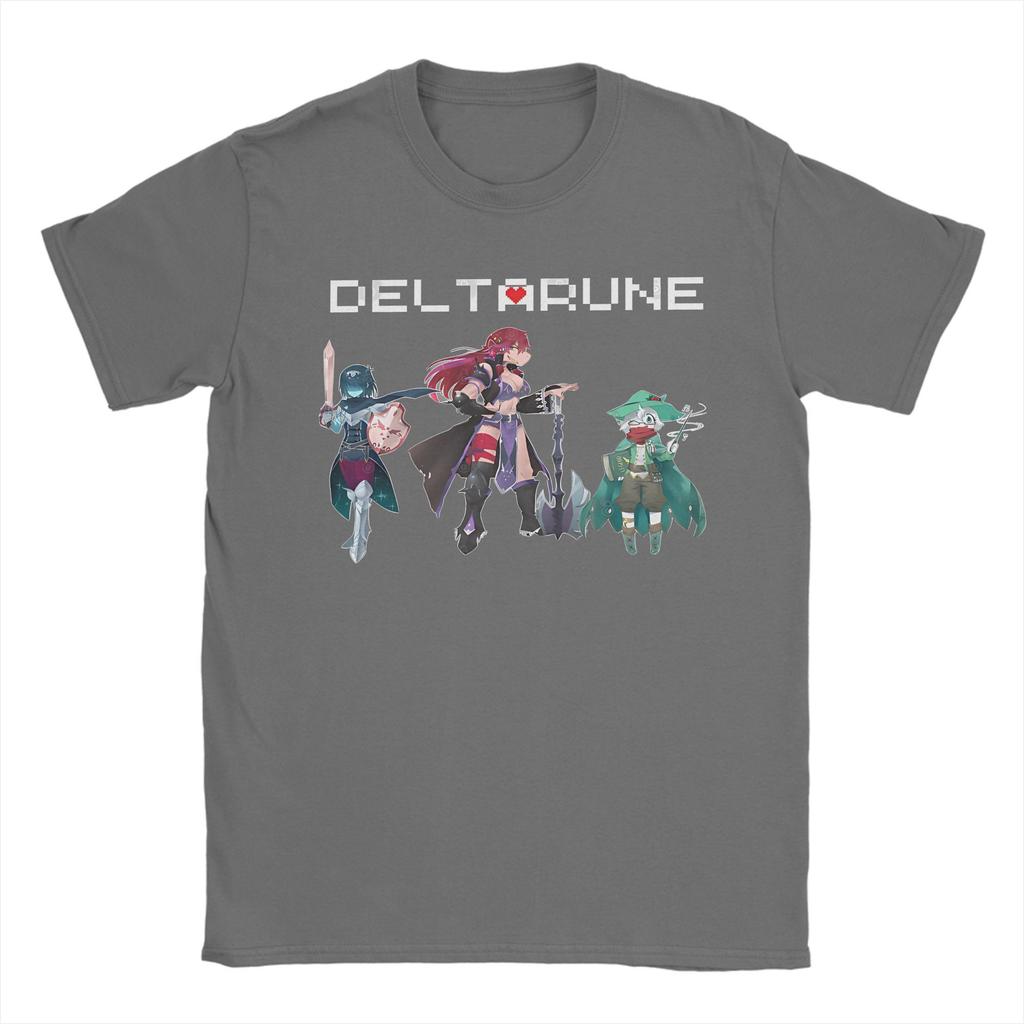 Deltarune Gamer Men's T Shirt Casual Tee Shirt Short Sleeve Round Neck T-Shirts Pure Cotton Original Clothing