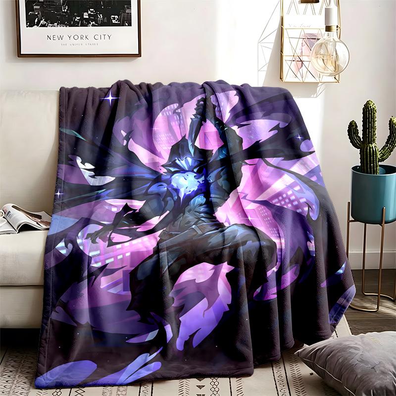 VALORANT Theme Blanket Suitable For The Sofa Camping And Travel Made Of Soft Flannel Material An Ideal Gift For Occasions Such As Birthday