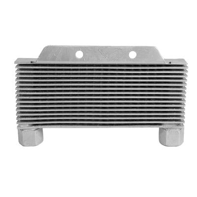 Zilver Aluminiumlegering Motoroliekoeler Radiator 15 Rijen Universele Motoronderdelen