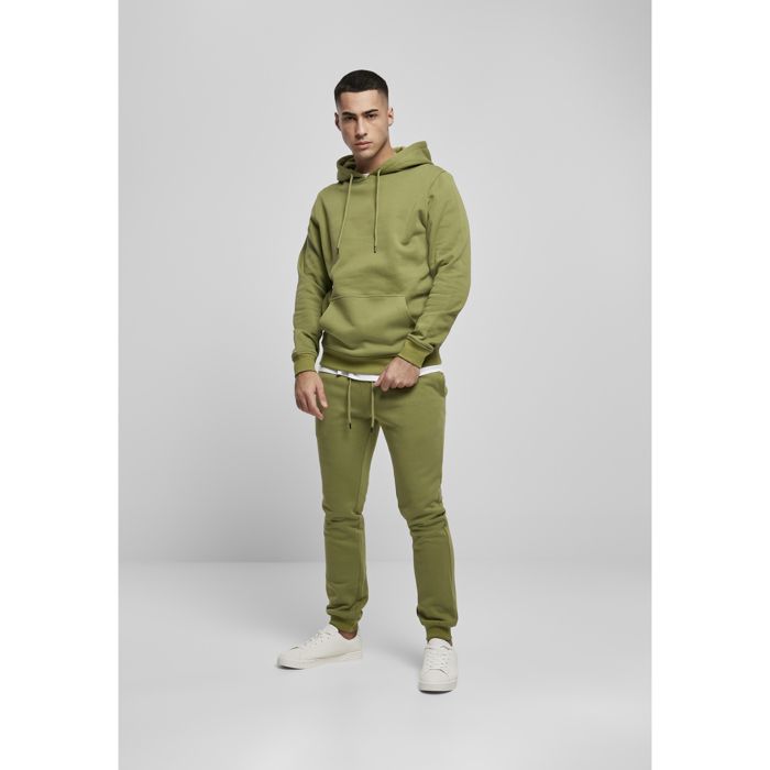 Kapuzenpullover - Urban Classics - Basic - Bio-Baumwolle - Kängurutasche - Olivgrün