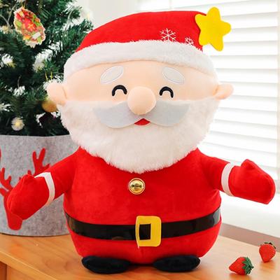 Cute Christmas Series Gift Christmas Eve Doll Santa Claus Doll Snowman Cartoon Plush Toy Cloth Doll for Holiday Decorations