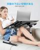 SAIJI Faltbarer Mini-Tisch Stabilität Niedriges Bett Laptop Große Kapazität Winkel und Höhe Buchständer PVC 40kg Belastung Wohnen K7 "Verbesserte Version" Schreibtisch, Tisch,