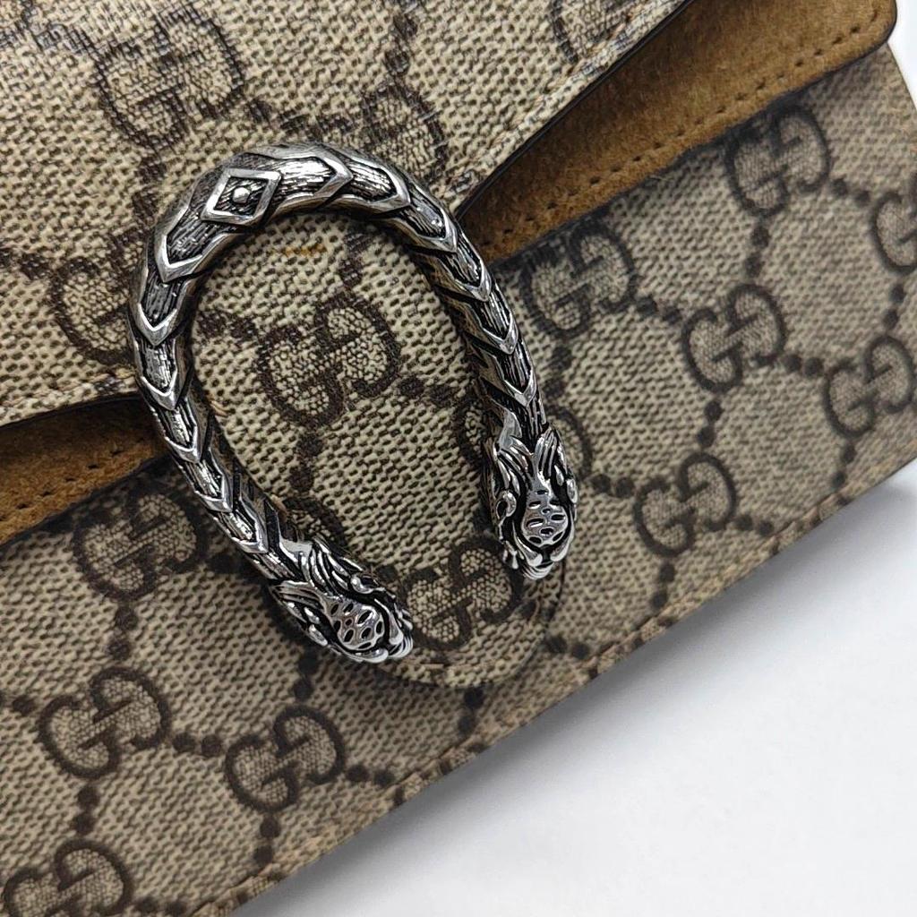 [Gebraucht] Gucci Dionysus GG Supreme Super Mini Tasche 'Beige' - Sehr Gut #1NF830Q