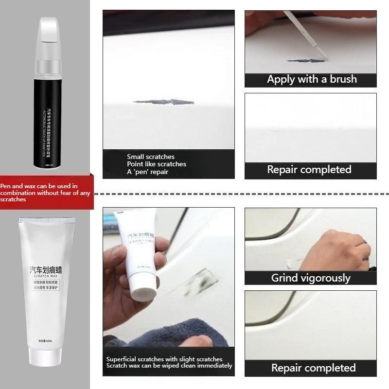 For Toyota RAV4 Car Paint Repair Pen Original Paint Repair Varnish Pen Scratch Cream Finish Repair Set Touchup Paint2