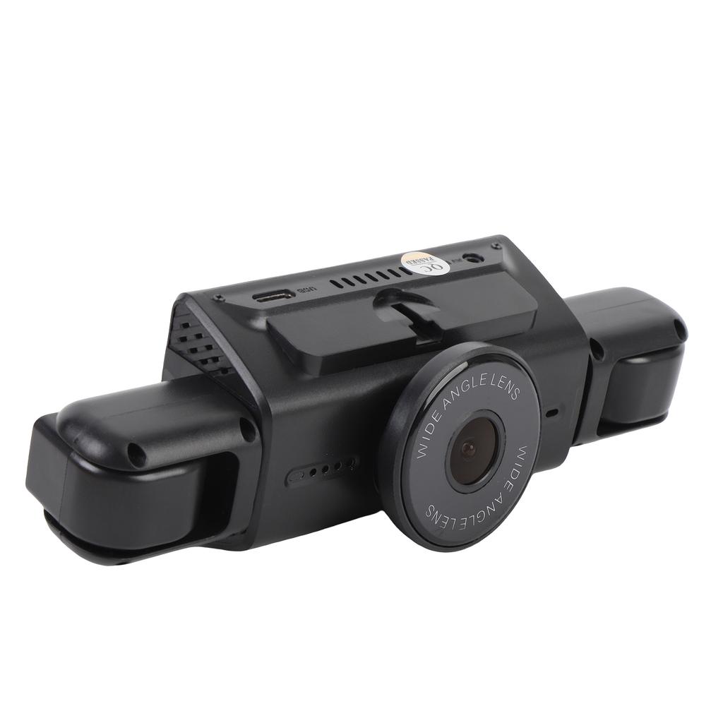 2K HD Dash Cam Front Rear Inside Left Right Wide Angle 3 Inch Screen WiFi Dash Camera with 64GB Memory Card for Cars