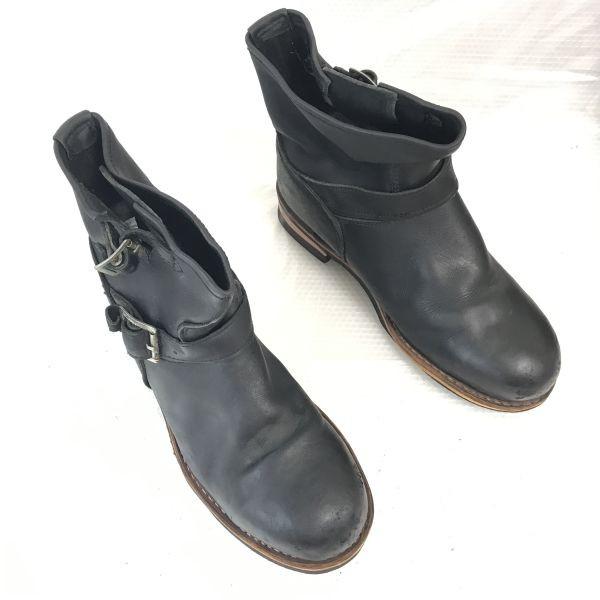 

NEVADA Goodyear Steel Toe Leather Engineer Boots 26.0 Black Safety