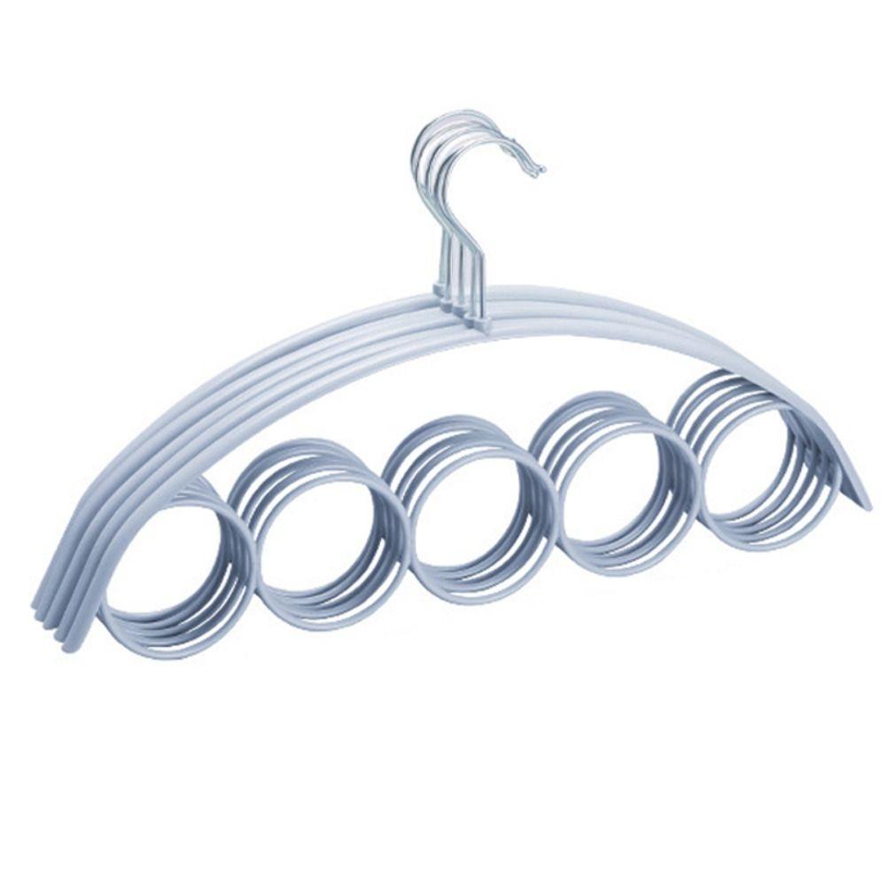 Rack Belt Rack Hanger Shawl Ties Hanger Organizer Holder Hook Ring Rope Slots Holder Storage Hanger